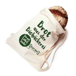 [ECHT BIO.] ECHT BIO-Brotbeutel aus Bio-Baumwolle, GOTS-zertifiziert, Fairtrade 10 Stück
