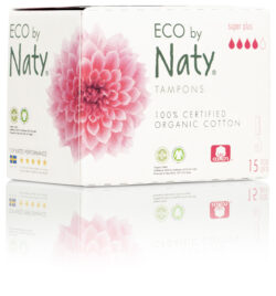 Eco by Naty Tampons Super Plus, 15 Stück je Packung 24 x 15Stück