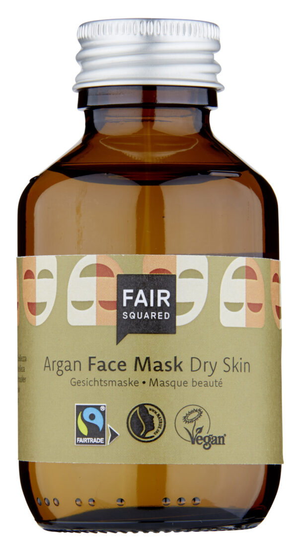 FAIR SQUARED Facial Mask Fluid - Dry Skin Argan 100 ml ZERO WASTE 100ml