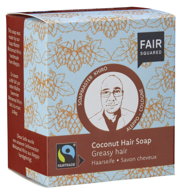 FAIR SQUARED Hair Soap Coconut - Greasy Hair 160g