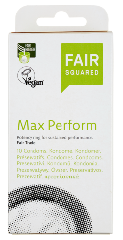 FAIR SQUARED Max Perform Kondome 10 Stück - Fair und Vegan 10 Stück