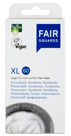 FAIR SQUARED XL Kondome 8 Stück - Fair und Vegan 8 Stück