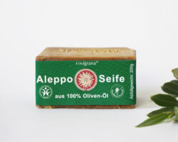 FINigrana® Naturkosmetik Aleppo Seife, reine Olive, 200g traditionell handgeschnitten, für alle Hauttypen 12 x 200g