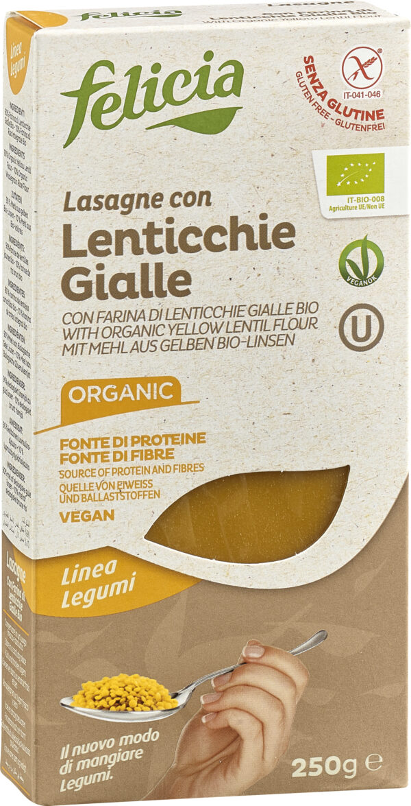 Felicia Bio Gelbe Linsen Lasagne glutenfrei 12 x 250g