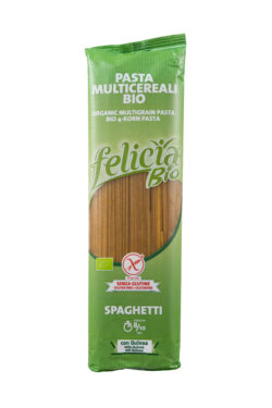 Felicia Bio Mais, Reis, Buchweizen und Quinoa Spaghetti glutenfrei 12 x 500g