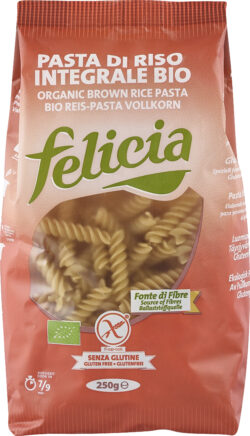 Felicia Bio Vollkornreis Fusilli glutenfrei 10 x 250g