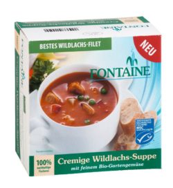 Fontaine Cremige Wildlachs-Suppe mit feinem Bio-Gartengemüse 5 x 400ml