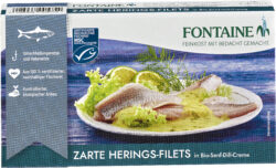 Fontaine Heringsfilets in Bio-Senf-Dill-Creme 6 x 2002