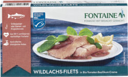 Fontaine Wildlachs-Filet in Bio-Tomaten-Basilikum-Creme 6 x 200g