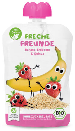 Freche Freunde Bio Quetschie Banane, Erdbeere & Quinoa 6 x 100g