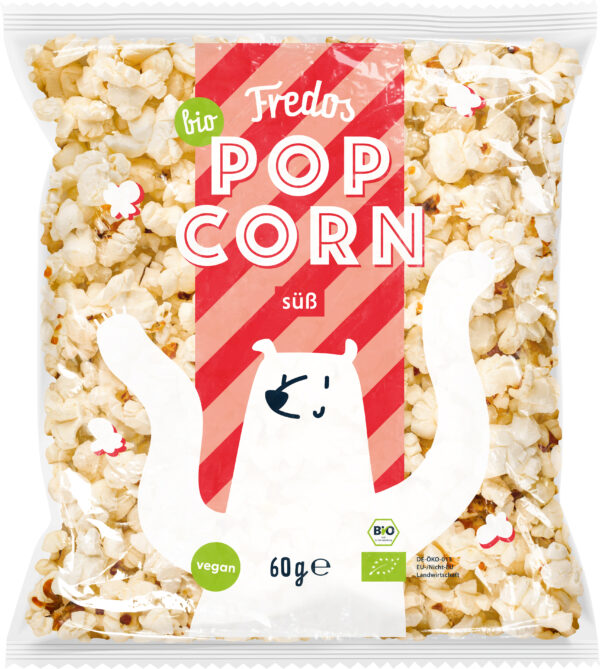 Fredos Bio-Popcorn, süß 60g