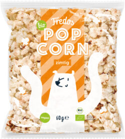 Fredos Bio-Popcorn, zimtig 8 x 60g