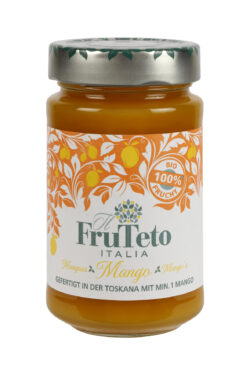 FruTeto Italia 100% Mango Bio-Fruchtaufstriche 250g. Fruchtanteil 100%. 250g