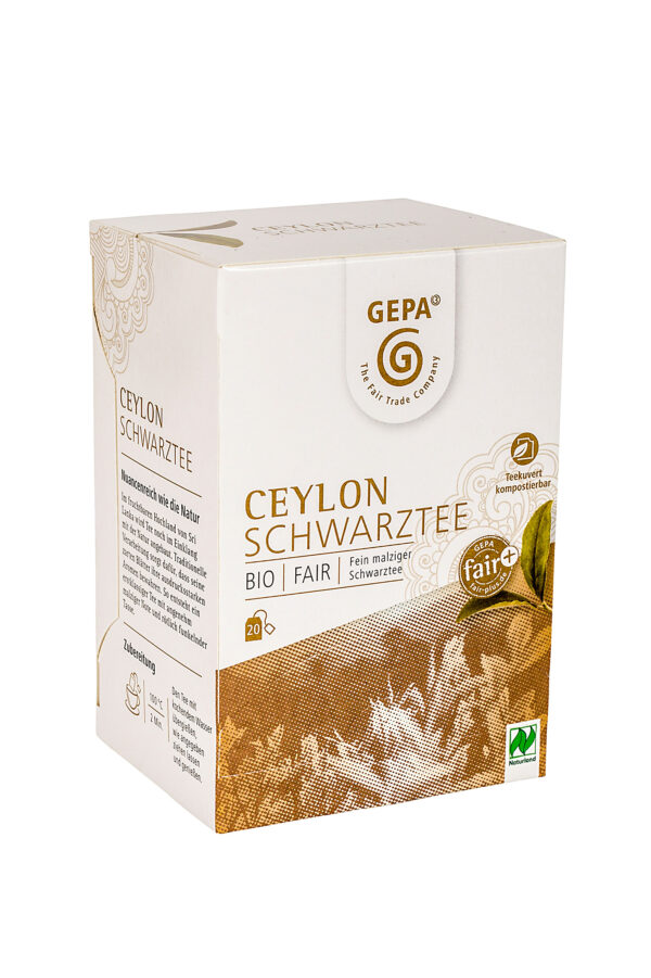 GEPA - The Fair Trade Company Bio Ceylon Schwarztee 5 x 0,04kg