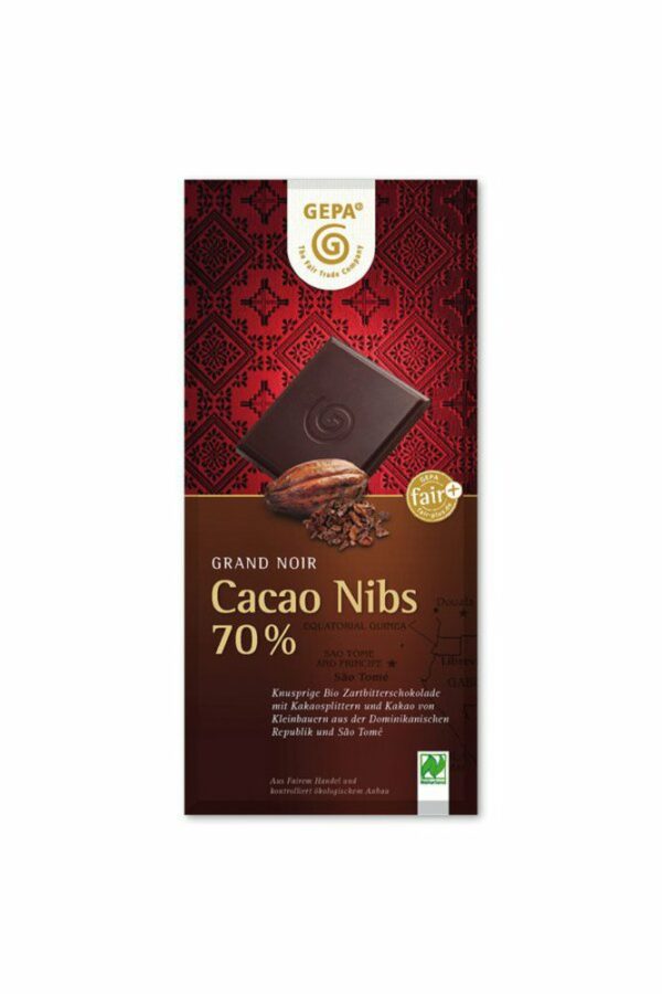 GEPA - The Fair Trade Company Cacao Nibs 70% 10 x 100g