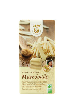 GEPA - The Fair Trade Company Weisse Mascobado Bio Schokolade 10 x 100g