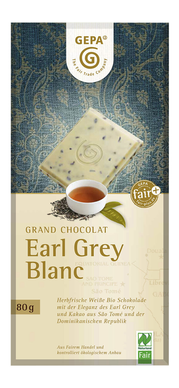 GEPA - The Fair Trade Company Earl Grey Blanc 10 x 80g