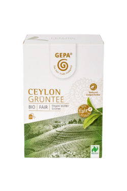 GEPA - The Fair Trade Company Bio Grüntee Ceylon Teebeutel 5 x 40g