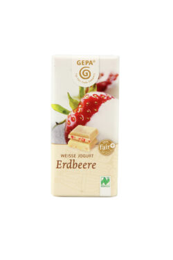 GEPA - The Fair Trade Company Weisse Jogurt Erdbeere 20 x 40g