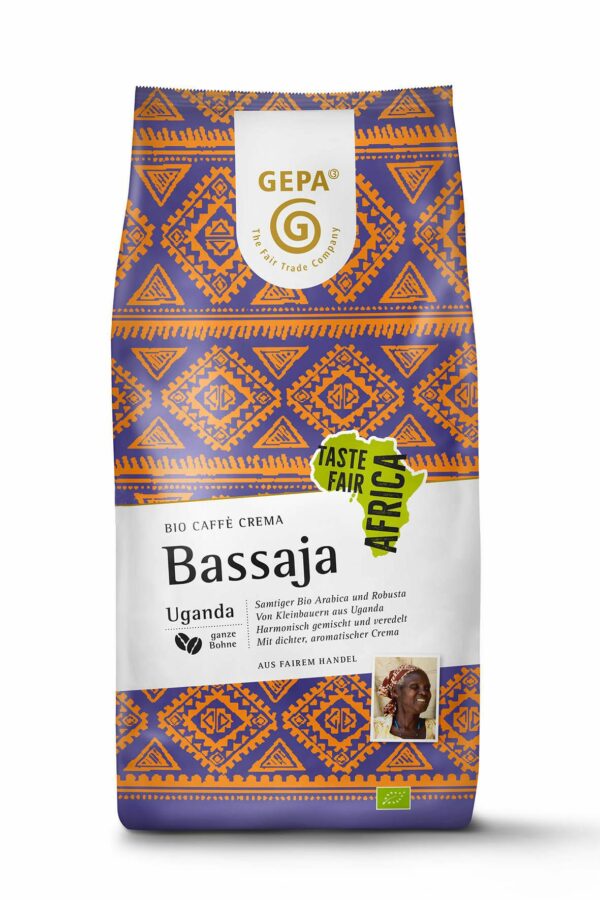 GEPA - The Fair Trade Company Afrika Caffé Crema Bassaja 4 x 1000g