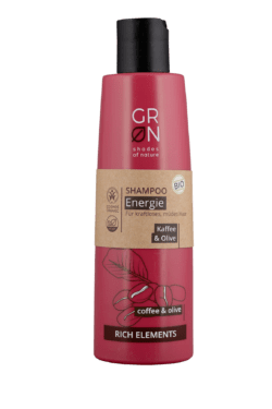 GRN [GRÜN] Shampoo Energie Bio-Olive & Bio-Kaffee - Rich Elements 250ml