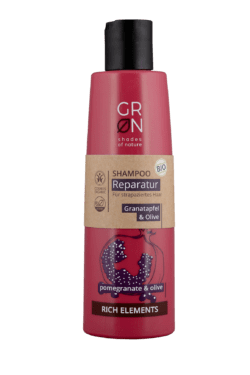 GRN [GRÜN] Shampoo Reparatur Bio-Olive & Bio-Granatapfel - Rich Elements 250ml