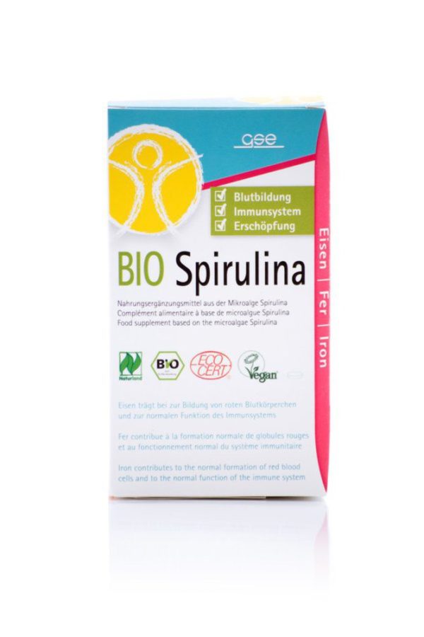 GSE  BIO Spirulina, 240 Tabletten à 500 mg 120g