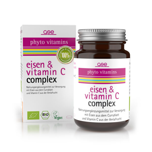 GSE  Eisen & Vitamin C Complex (Bio), 60 Tabl. à 500 mg 30g