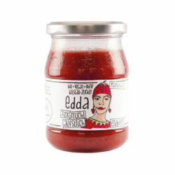 GUTDING Edda - Bio-Fruchtaufstrich Erdbeer (Fruchtgehalt > 70%) mit Agavendicksaft im Pfandglas 6 x 275g