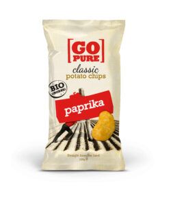 GoPure Classic potato chips paprika vegan/glutenfrei 10 x 125g