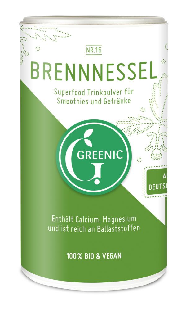 Greenic Brennnessel Superfood Trinkpulver 100g