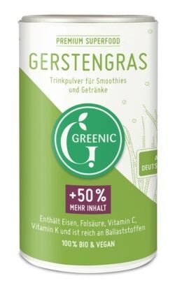 Greenic Gerstengras Superfood Trinkpulver 4 x 150g