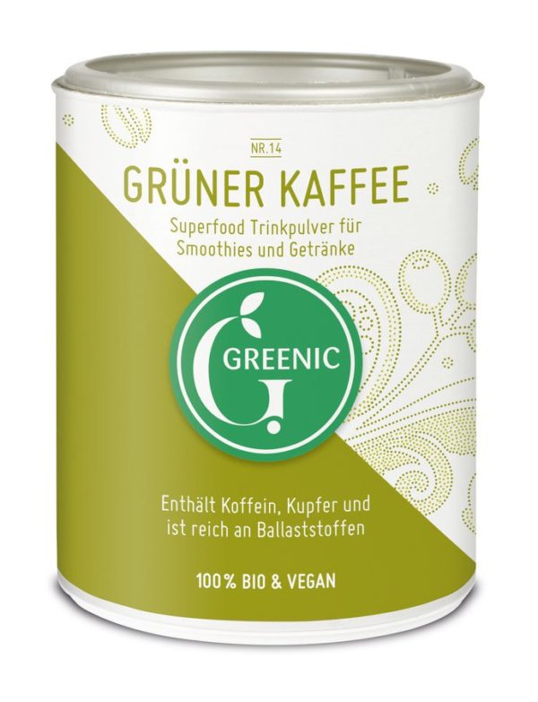 Greenic Grüner Kaffee Superfood Trinkpulver 100g