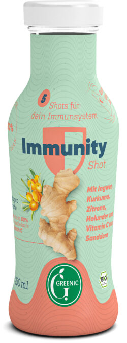 Greenic Immunity Shot Vorratsflasche 6 x 250ml