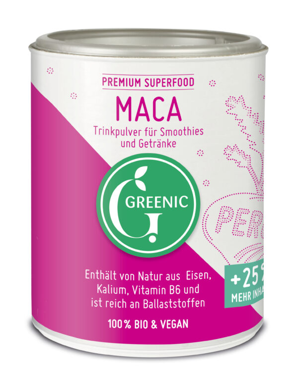 Greenic Maca Superfood Trinkpulver 150g