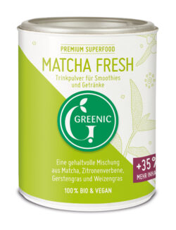 Greenic Matcha Fresh Superfood Trinkpulver Mischung 110g