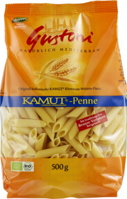 Gustoni KAMUT®-Penne, Original italienische KAMUT®-Pasta 12 x 500g