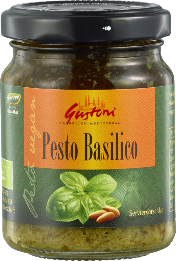 Gustoni Pesto Basilico, vegan 12 x 125g