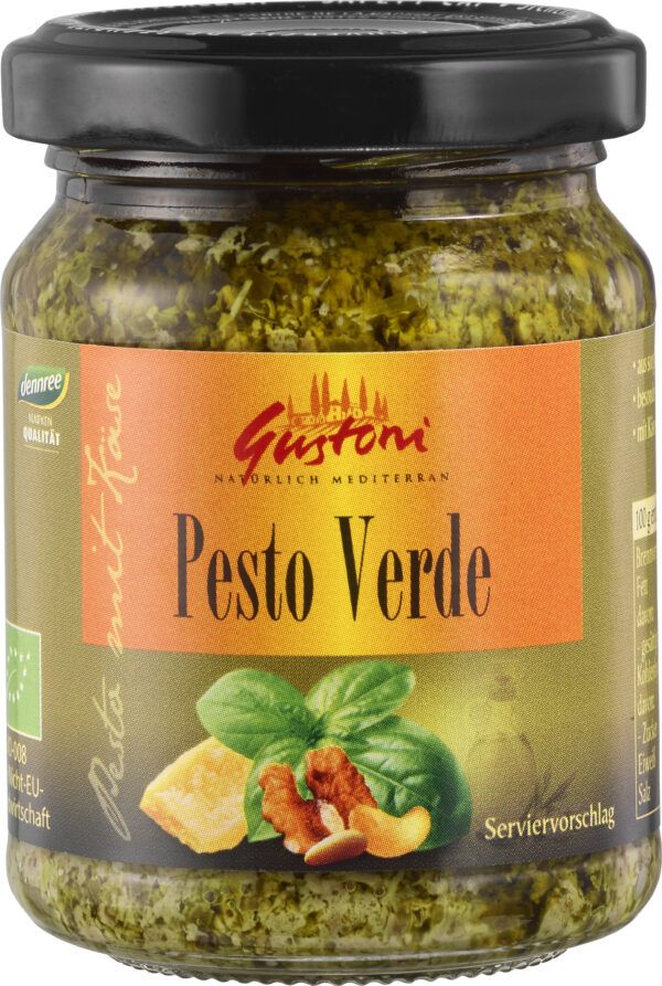 Gustoni Pesto Verde, mit Käse 12 x 125g