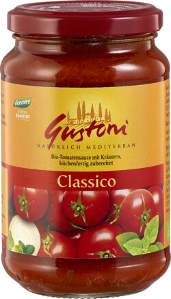 Gustoni Tomatensauce mit Kräutern, küchenfertig zubereitet 6 x 350g