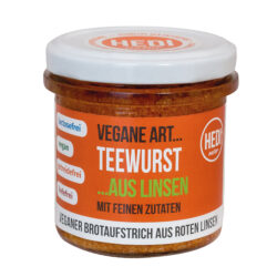 HEDI Vegane Art... Teewurst mit feinen Zutaten 6 x 140g