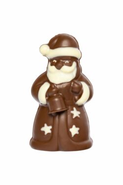 HEIDI Chocolaterie Suisse Weihnachtsmann im Sternenkleid, Vollmilch- & weisse Schokolade 100g