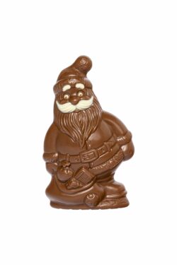 HEIDI Chocolaterie Suisse Weihnachtsmann mit Geschenksack, Vollmilch- & weisse Schokolade 12 x 60g