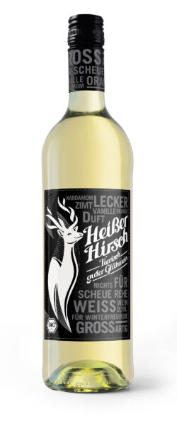 HEISSER HIRSCH - Tierisch guter Glühwein (weiß) 6 x 750ml