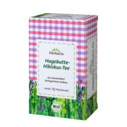 HERBARIA Hagebutte-Hibiskus-Tee bio 15 Filterbeutel 30g