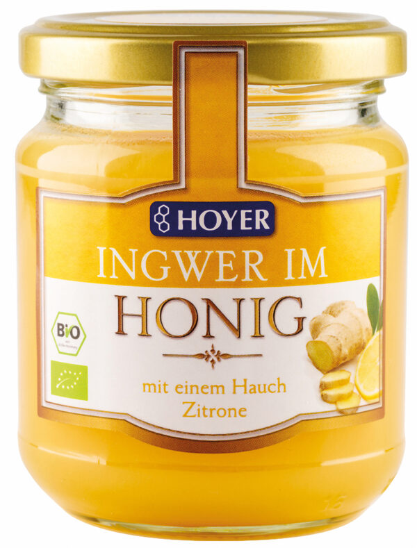 HOYER Bio Ingwer im Honig 6 x 250g