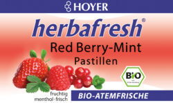 HOYER Red BerryMint Pastillen 12 x 17g