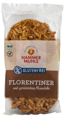 Hammermühle Bio Florentiner mit gerösteten Mandeln gf 8 x 100g