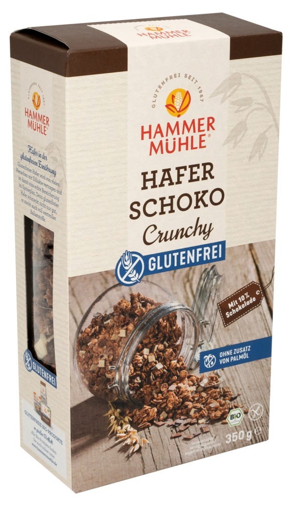 Hammermühle Bio Hafer Schoko Crunchy gf 7 x 350g