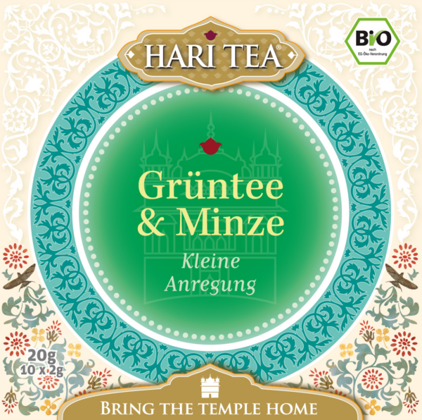 Hari Tea Grüntee & Minze - Kleine Anregung 6 x 20g